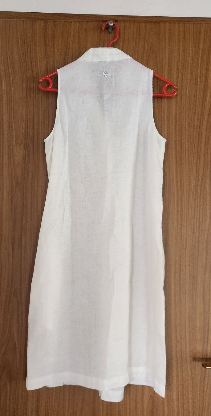 Armani Vestiti: Robe Armani Jeans Blanc Lin Taille 38/40 – Usato da Niedergösgen venduto da Eva2410 5