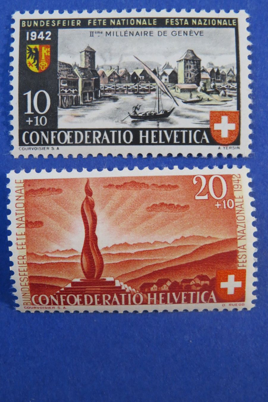 Tutti i francobolli: Serie Pro Patria 1942 postfrisch **. – Nuovo (secondo la descrizione) da Brunnen venduto da Kumari