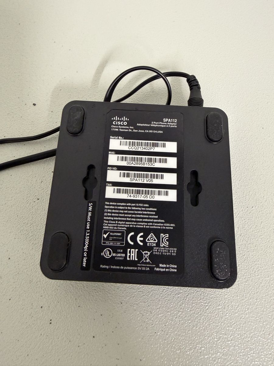 Cisco Lecteurs & Adaptateurs: Cisco 2 Port Phone Adapter – D'occasion à Steffisburg par Tim_36 1