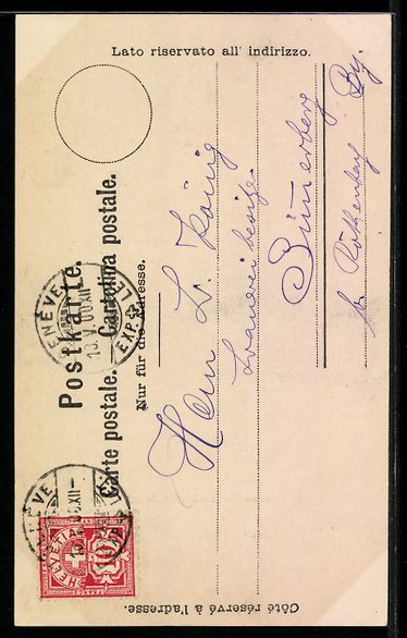 Cartoline postali: AK Genève, Cathédrale de Saint-Pierre – Usato da Berlin venduto da bartko-reher 1