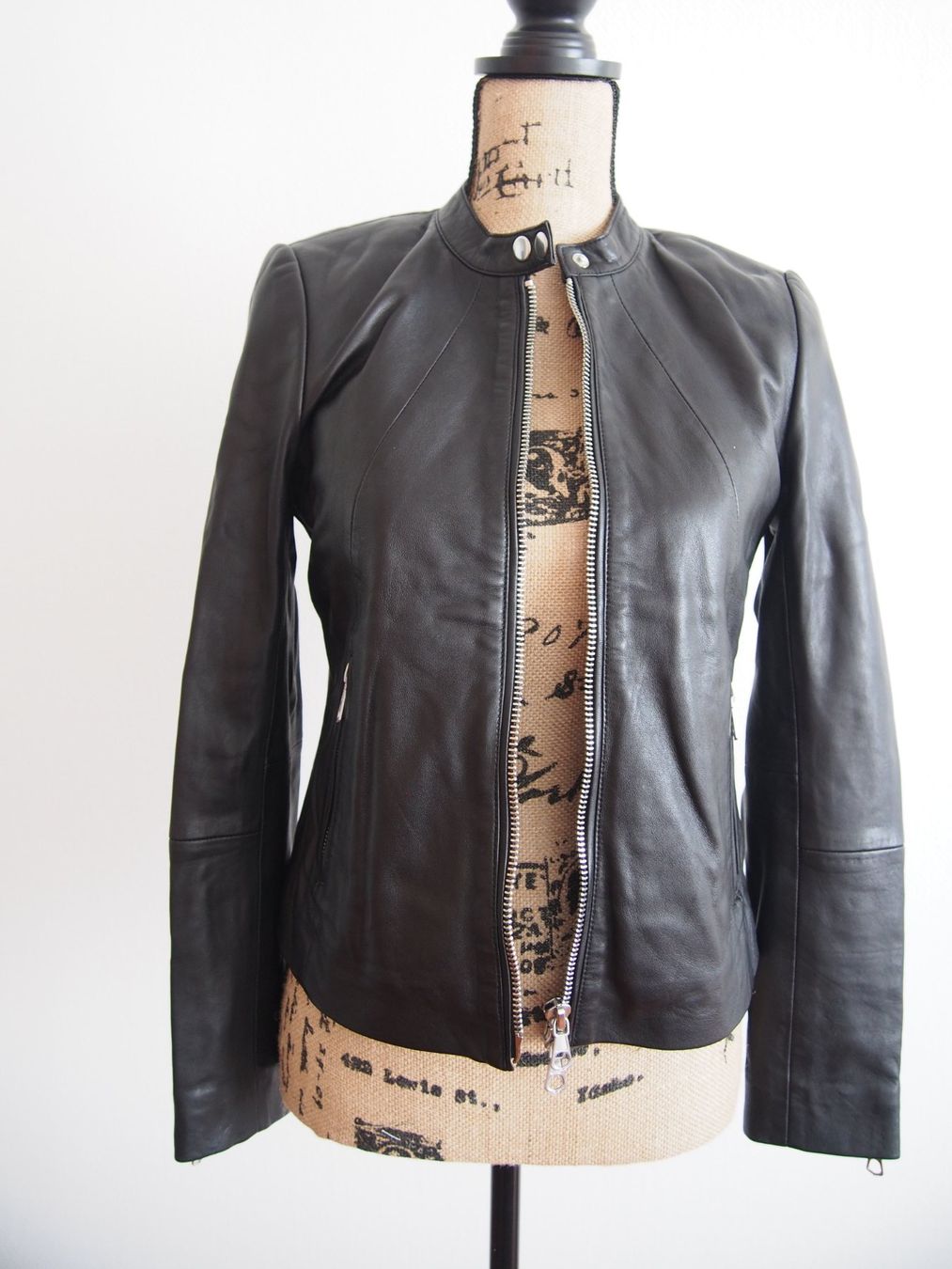 Giacche: Leichte Lederjacke -100% Lamm Nappa – Usato da Stäfa venduto da meridianum