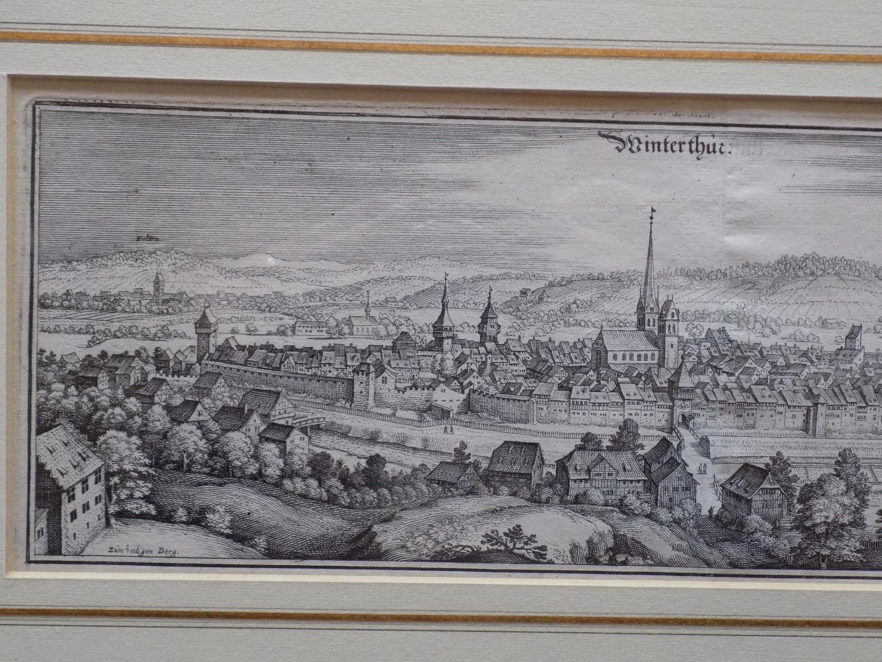 Incisioni: Winterthur Merian Goldrahmen – Usato da Risch venduto da Antikfee 3