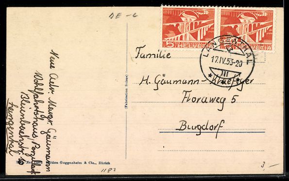 Cartoline postali: AK Langenthal, Landw. Schule – Usato da Berlin venduto da bartko-reher 1
