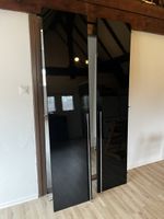 Schranktüren, Jutzler/Interio/Pfister, schwarz hochglanz