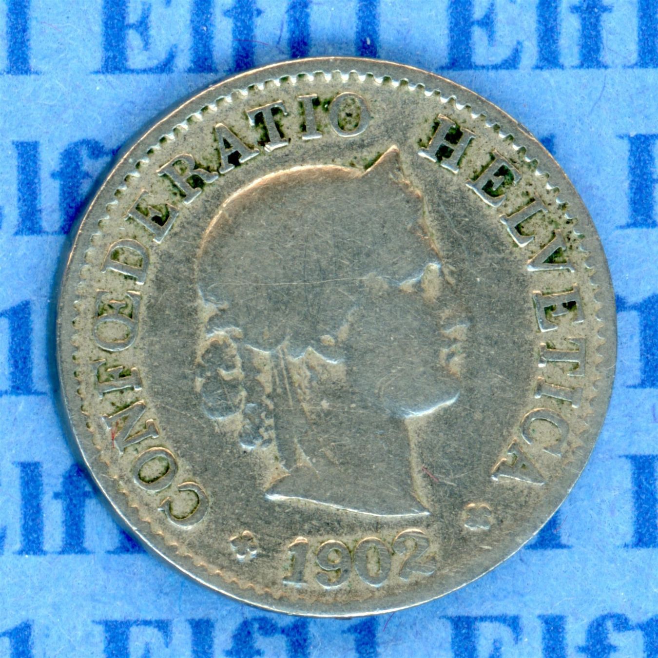 Tutti le monete: CHF___0.05 1902 s 5 Rappen – Usato da Widnau venduto da Elf11