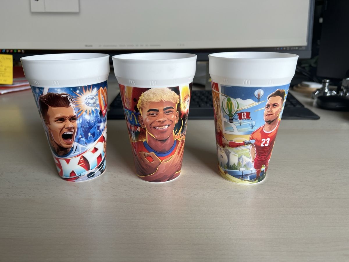 Mc Donald's Gläser: McDonald‘s WM Becher – Neu (gemäss Beschreibung) aus Büron von the_k2dl