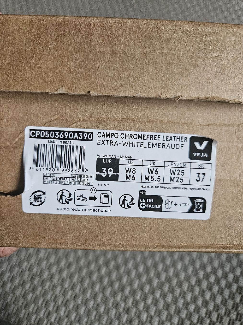 Veja Herrenschuhe: Baskets Veja Neuves – Neu und originalverpackt aus Gampelen von Shiva387 2