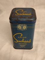 Wunderschöne alte Blechdose von SUCHARD CACAO 13 cm