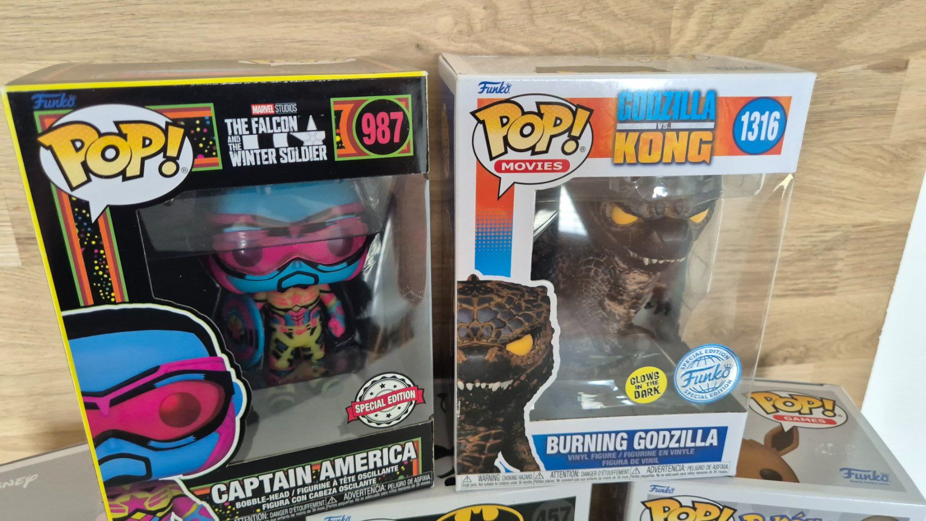 Funko Figuren: Funko Pop Winnie, Batman, Pokemon, Godzilla, etc. Neu Set #3 – Neu und originalverpackt aus Bassersdorf von retrolab 3