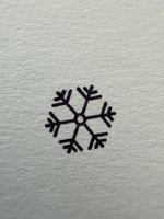 Stemplino Ministempel Schneeflocke – Winter / Weihnachten