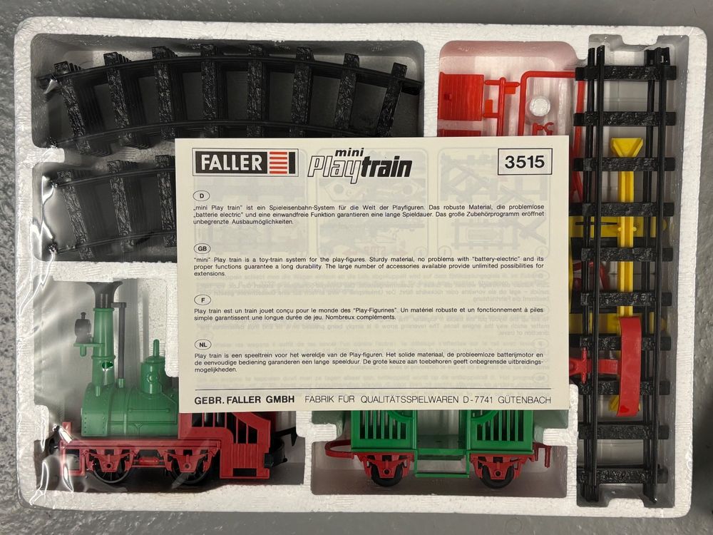 TOP! Faller mini play train Eisenbahn 3515 vintage Set NEU (Neu und ...