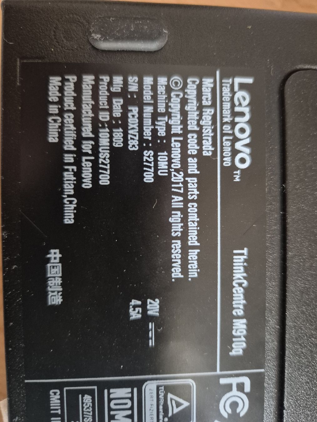Lenovo PC: Lenovo Thincentre M910q – Usato da Breitenbach venduto da einsundzwei12 2