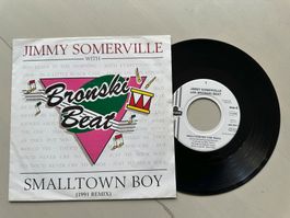 BROSKI BEAT JIMMY SOMMERVILLE rare Single Smalltown 1991