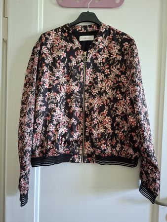 Giacca bomber floreale Camaiëu, taglia 48 - Nuovo stile!