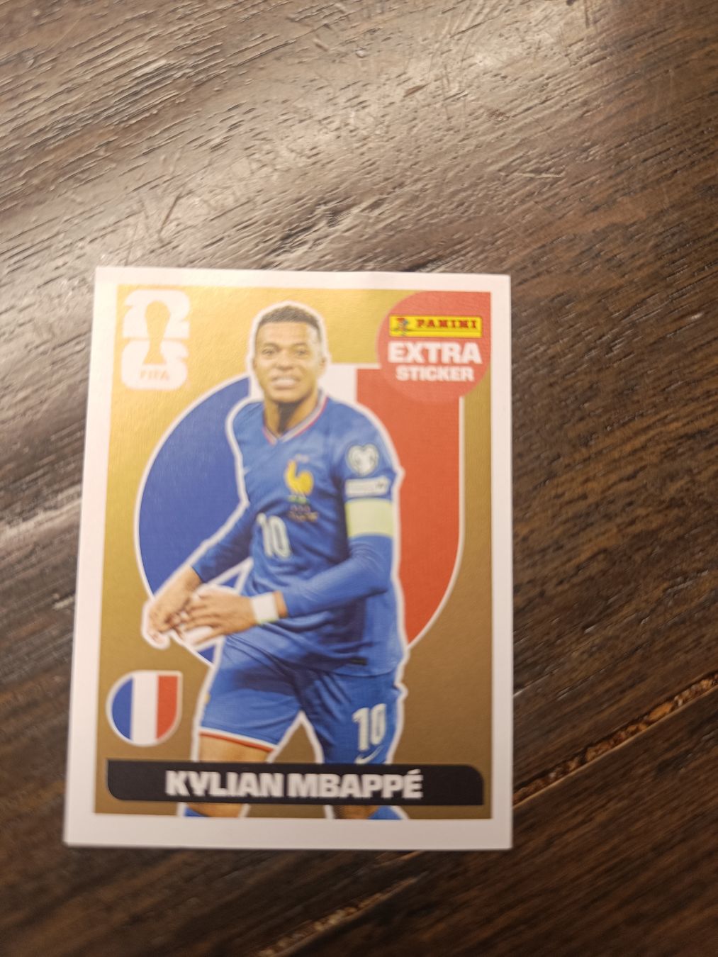Panini Carte collezionabili: Kylian Mbappe Gold Extra Sticker Panini  – Nuovo (secondo la descrizione) da Uznach venduto da Daman