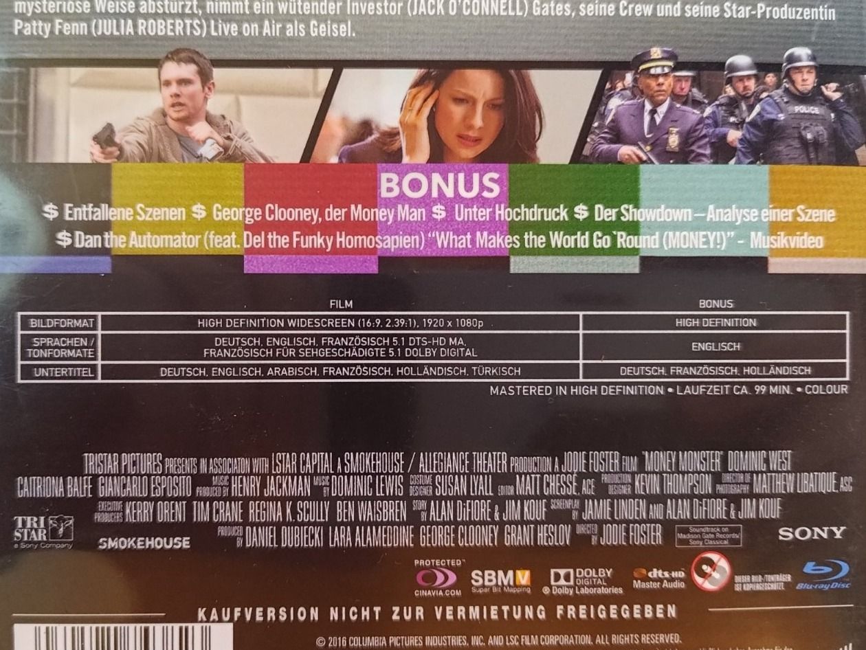Alle DVDs: Money Monster – Gebraucht aus Liestal von Kratzilla 3
