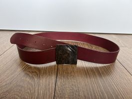 Ceinture artisanale en cuir 