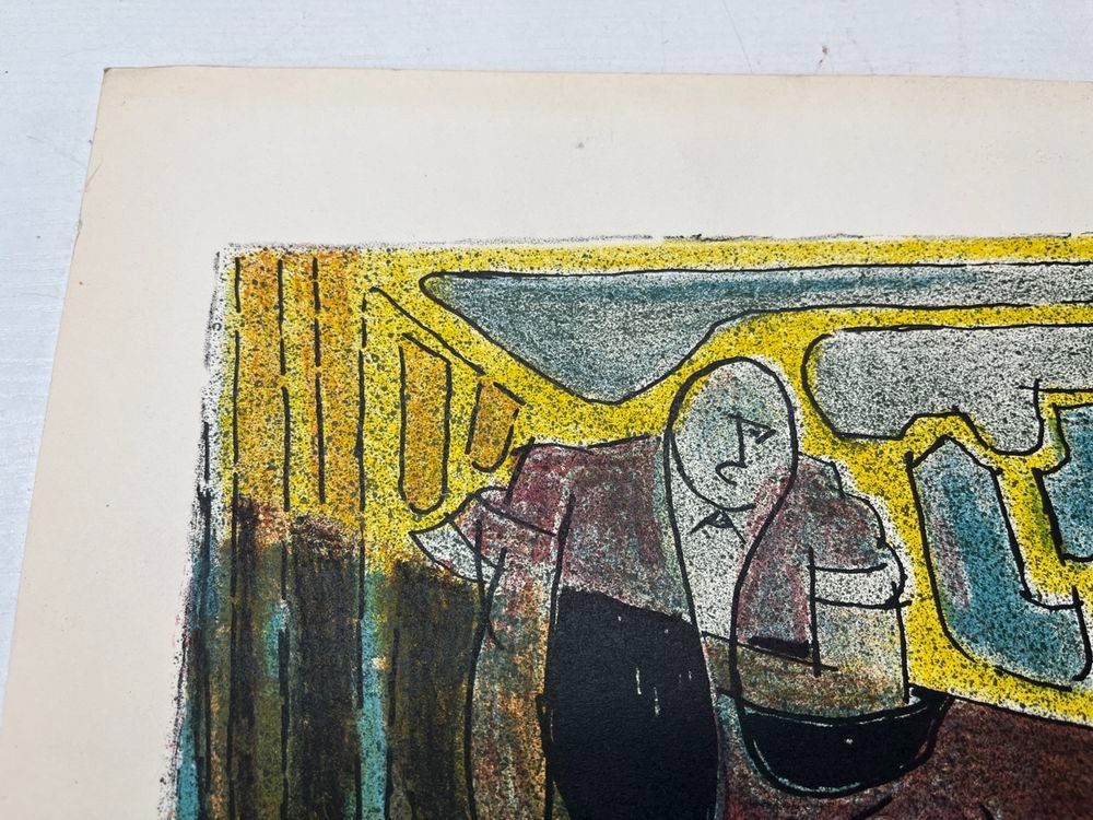 Grafica & Litografie: FRITZ BÜTIKOFER LITHOGRAPHIE SIGNIERT NUMMERIERT – Usato da Gersau venduto da grafik-kunst 3