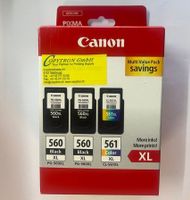 2x Canon PG-560XL + 1x CL-561XL Patronen, Top-Preis