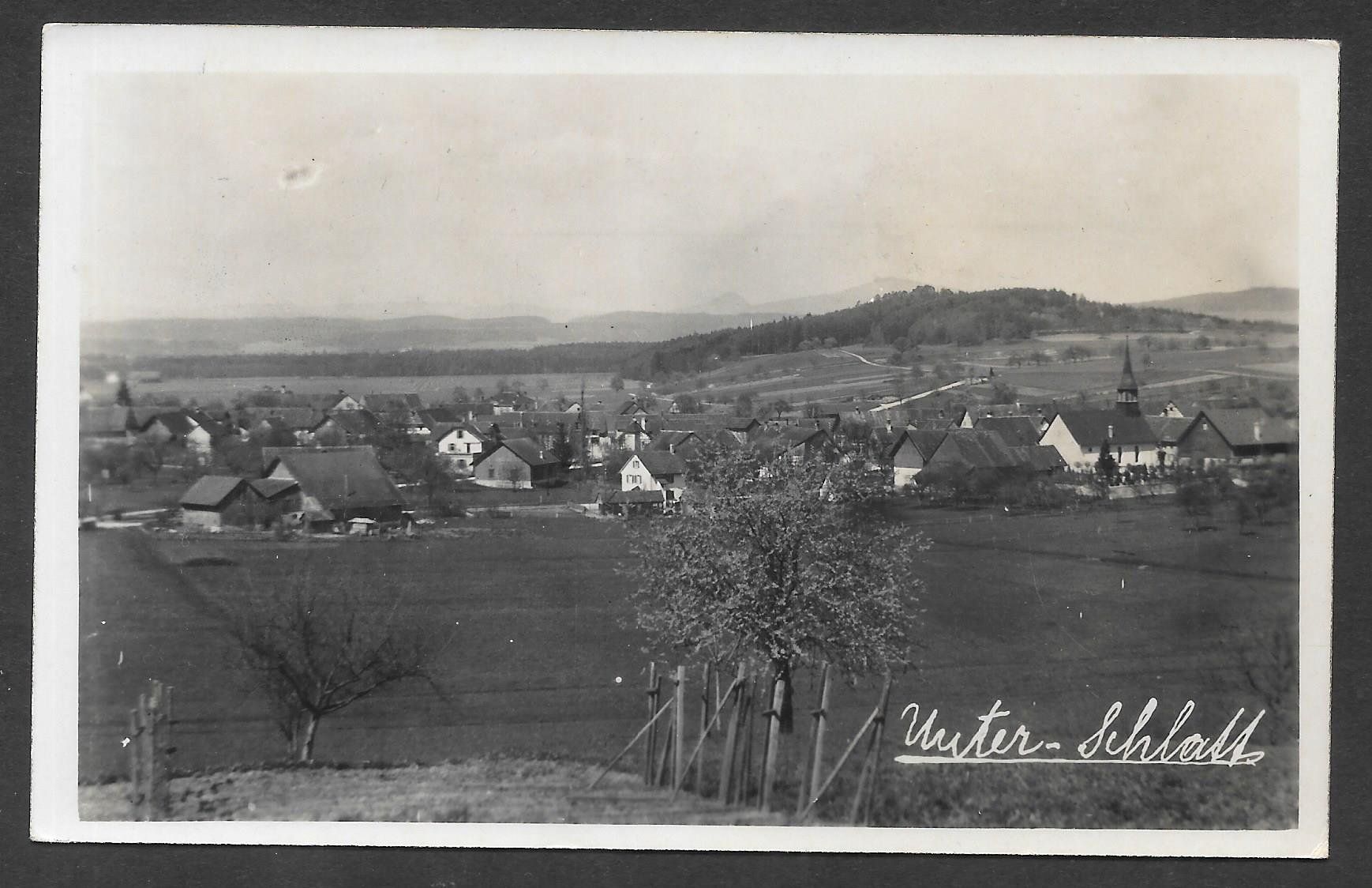 Cartoline postali: Unterschlatt Dorfansicht Feldpoststempel – Usato da Olten venduto da clotaldi