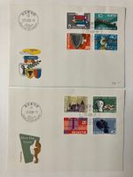 1957/58, FDC, franz. KP 105.--