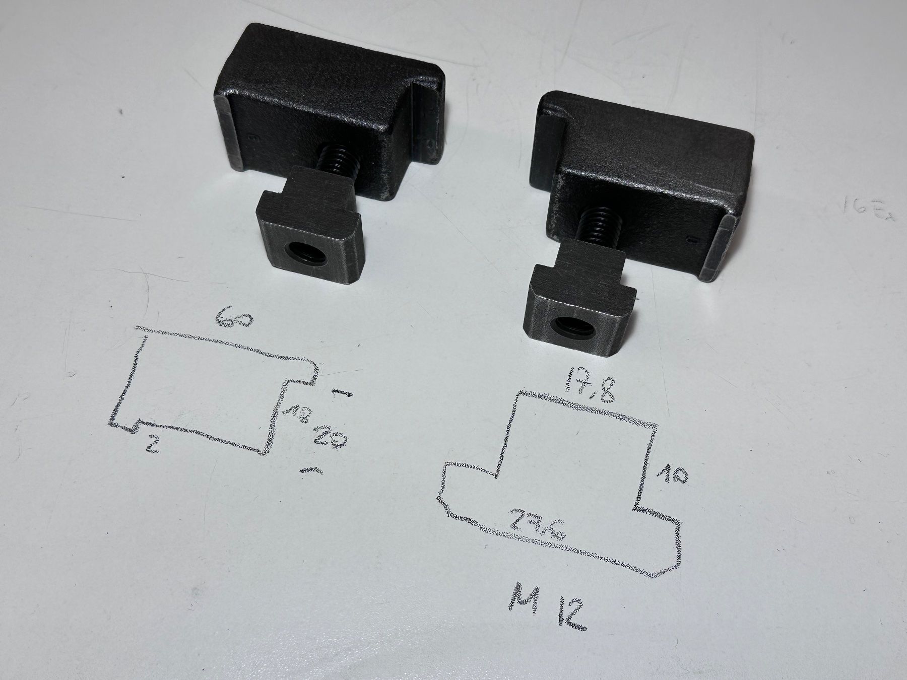 Tutti gli attrezzi: 2 Stück Spannpranken 20mm Spannmaterial – Nuovo (secondo la descrizione) da Boswil venduto da ABLagerBoswil 3
