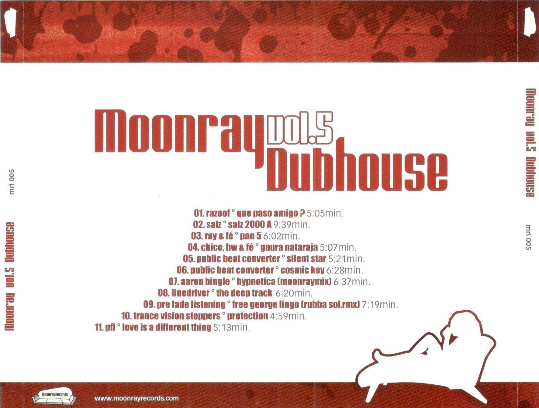 CD: Moonray Vol. 5 Dubhouse CD – Usato da St. Margarethen TG venduto da Smiley-Face 1