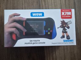 X7M Handheld Konsole – 500 in 1 – Retro Spielspass NEU
