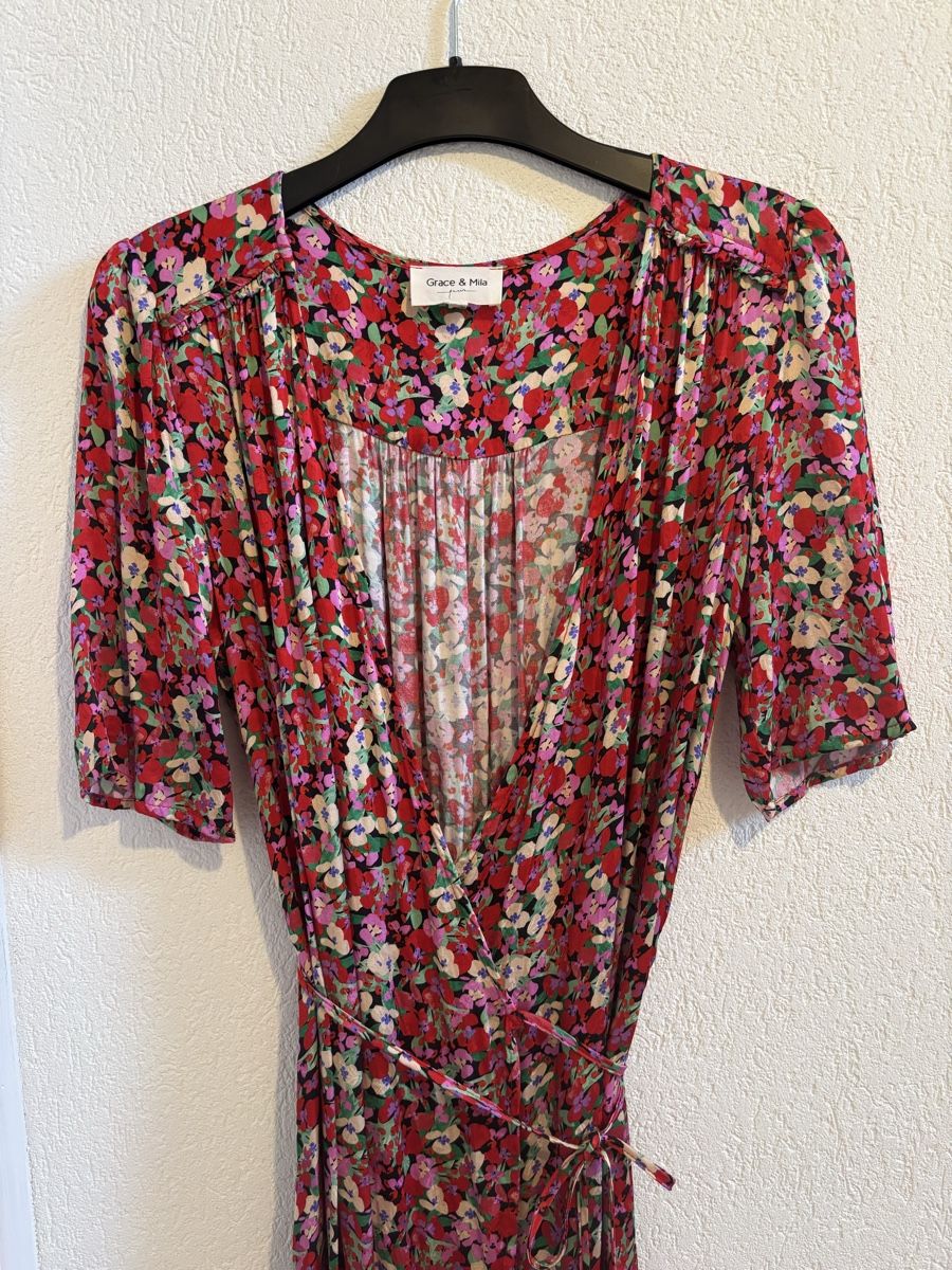 Grace Vestiti: Robe fleurie Grâce & Mila - taille 40 – Nuovo (secondo la descrizione) da Lonay venduto da car_l9sk
