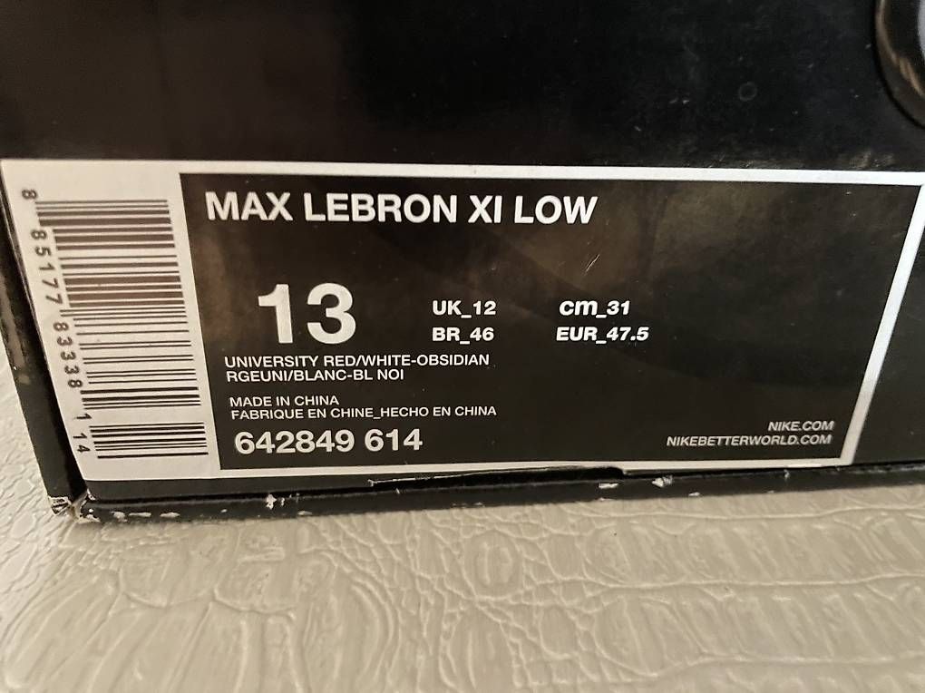 Scarpe da uomo: Nike Max Lebron XI low – Usato da Regensdorf venduto da Ksam01 3