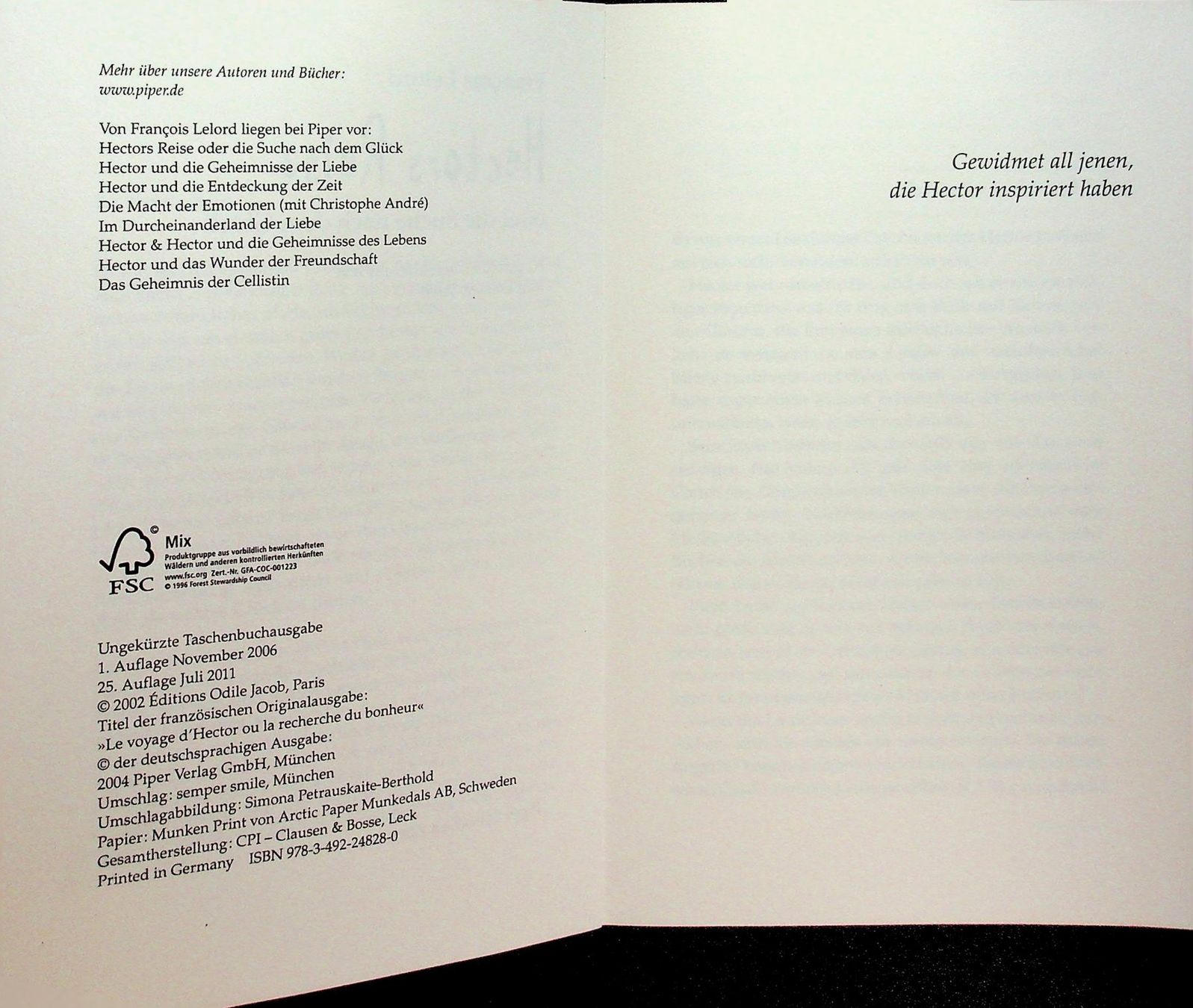 Libri: F. Lelord Hectors Reise oder die Suche nach dem Glück – Usato da Reitnau venduto da Zaomir 3