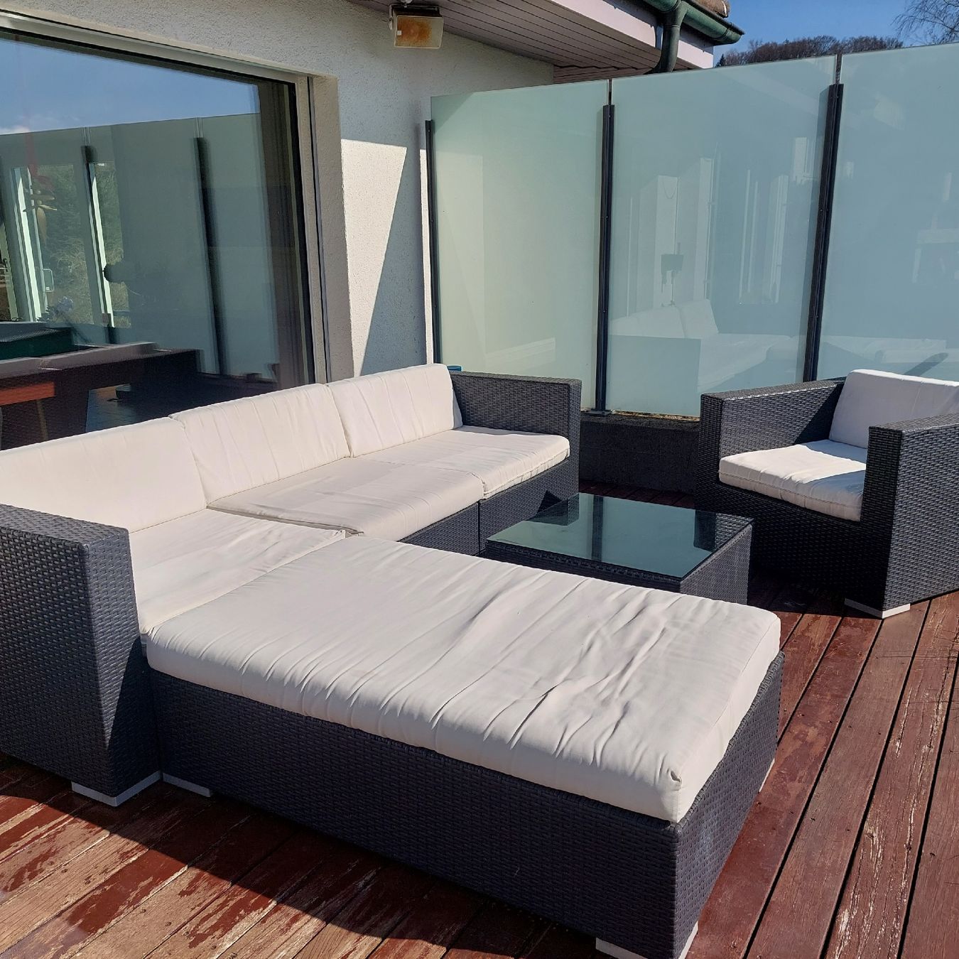 Sofas: Gartenlounge Rattan – D'occasion à Nürensdorf par Pumukel77