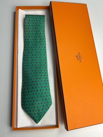 Hermès Königs-Kreuz Krawatte