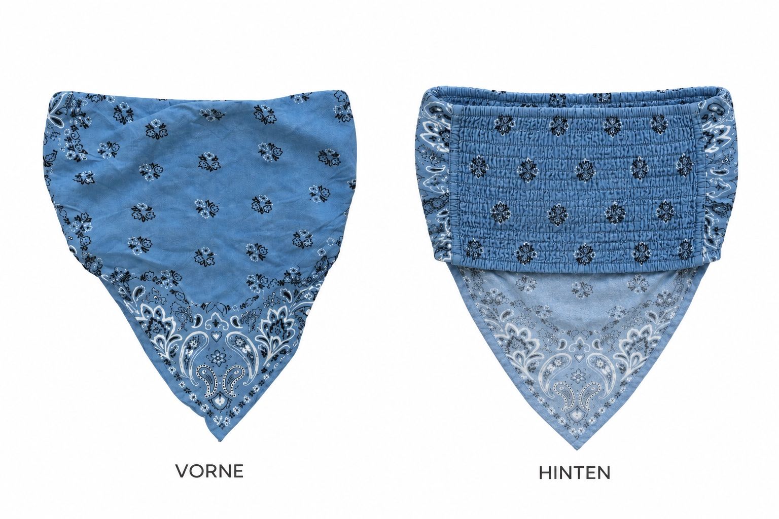 Stradivarius Top: Blaues Dreieck Top – Usato da Embrach venduto da sel_tm6y 2