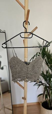 Stradivarius khaki lace crop top Size XS 