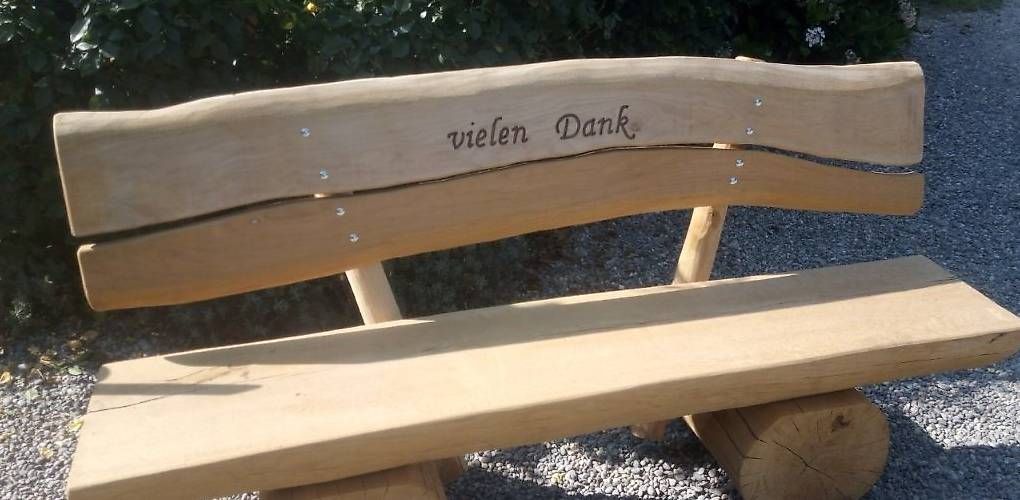 Bänke: Rundholzbank lasiert – Gebraucht aus Mettendorf TG von 892421 2