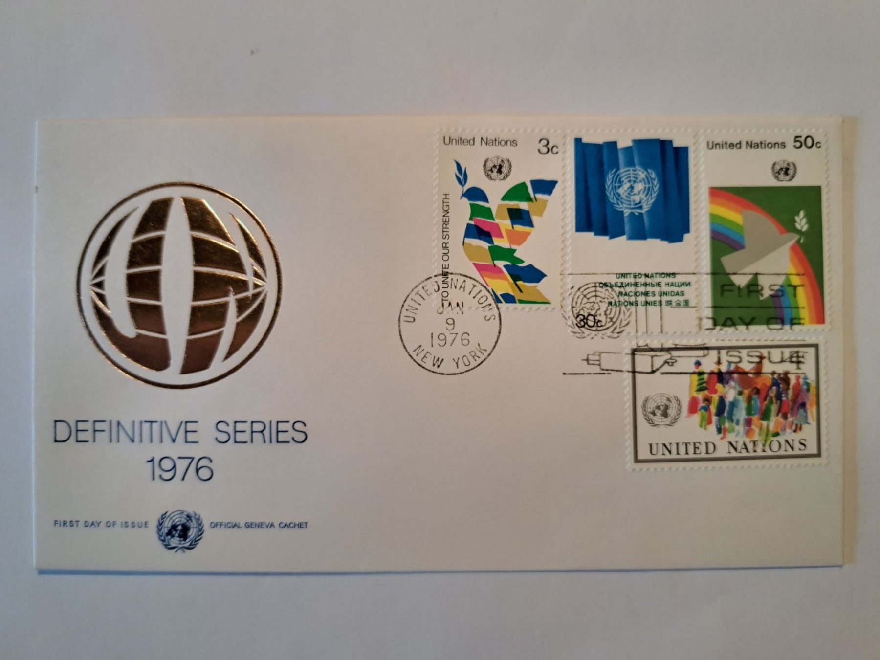 Tutti i francobolli: FDC Nations Unies - Definitive Séries 1976 – Usato da Pailly venduto da jme99