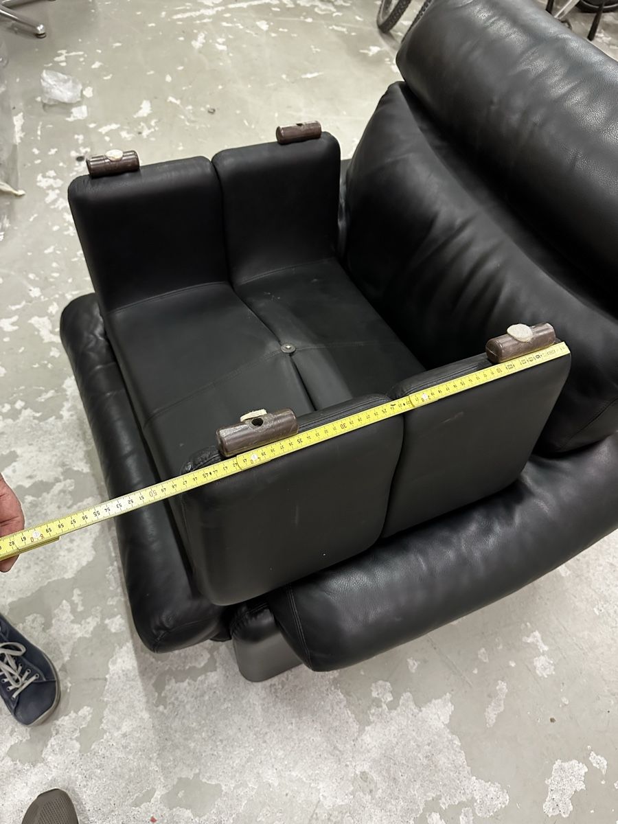 B&B Italia Poltrone: Ledersessel / Fauteuil schwarz – Usato da Chur venduto da Sim7000 8