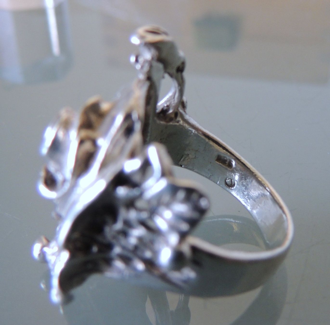 Anelli: Rose Silber 925 Fingerring Gr. 55 – Usato da Waldenburg venduto da schaller707 5