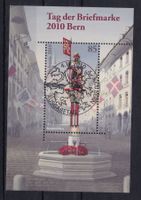 2010, BLOCK, TAG DER BRIEFMARKE, BERN, ET-VOLLSTEMPEL, 4.11.