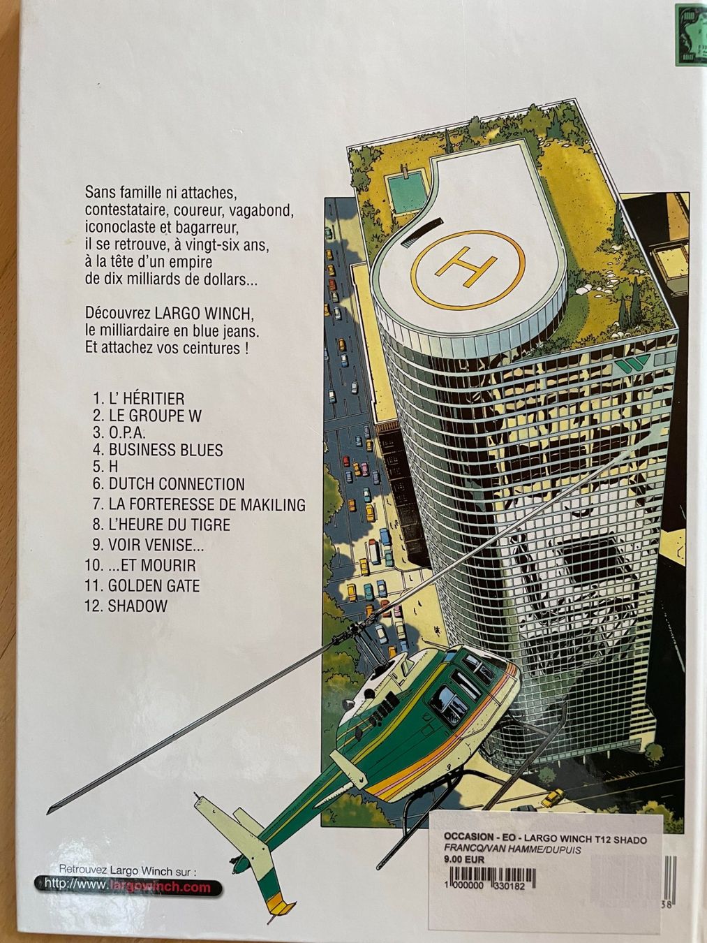 Fumetti: BD - série complète 12 volumes  LARGO WINCH – Usato da MOUTIER venduto da Deesse1 4