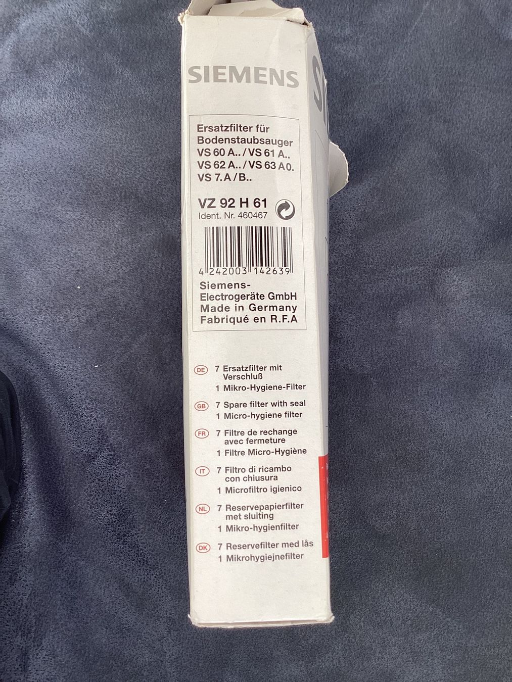 Staubsauger & Zubehör: Staubsaugerbeutel Siemens Typ H – Neu (gemäss Beschreibung) aus Adliswil von Bolline 1
