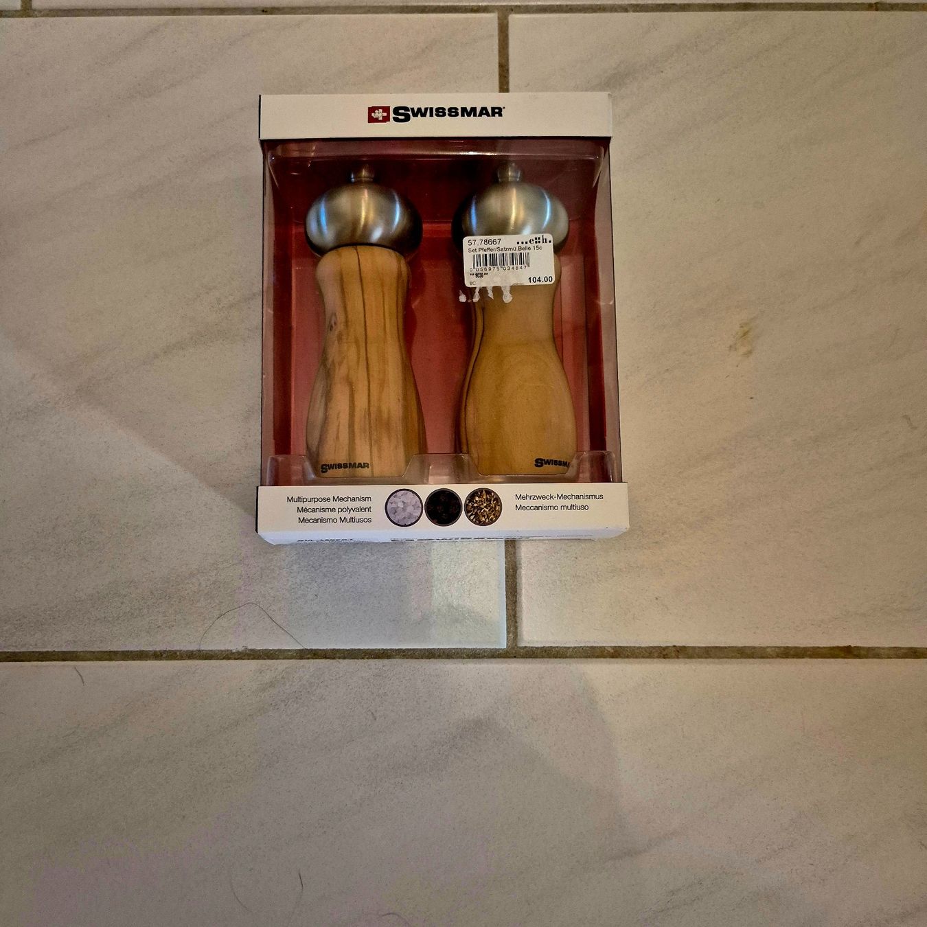 Elettrodomestici da cucina: Pfeffer und Salzmühle SWISSMAR – Nuovo e nell'imballaggio originale da Arni AG venduto da kurtrmeier
