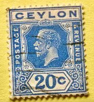 Briefmarken aus Sri Lanka (Ceylon) gestempelt
