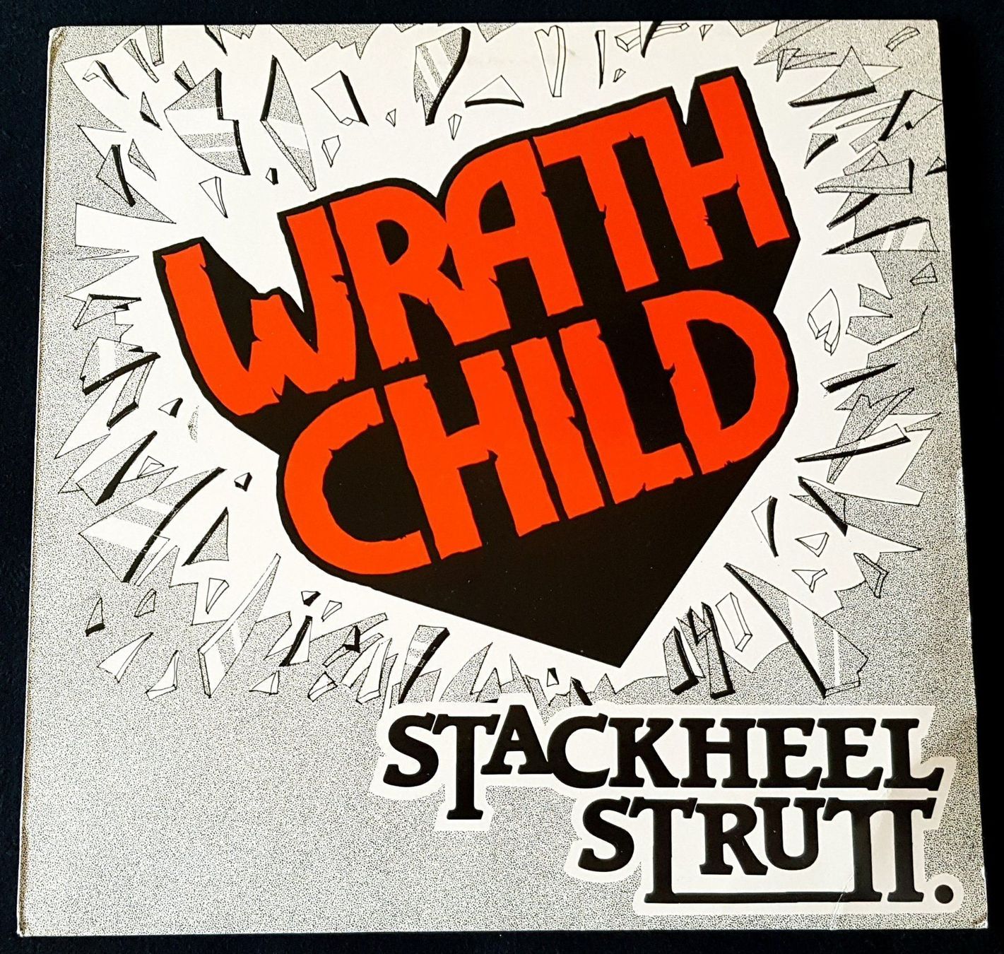 Dischi in vinile: Wrathchild - Stackheel Strutt - 1983 - First Press Red Vinyl – Usato da Uster venduto da Zardodel