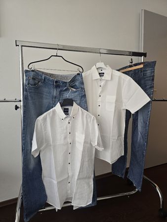 Kleiderpaket "Herren Jeans & Hemden" Calvin Klein, Albert...