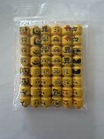 Lego Minifiguren Köpfe, Mix, 48 Stück 