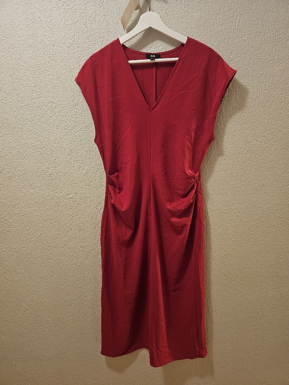 C&A Vestiti: C&A Sommerkleid, Grösse 40, Rot – Nuovo (secondo la descrizione) da Bern venduto da Oscarella 3