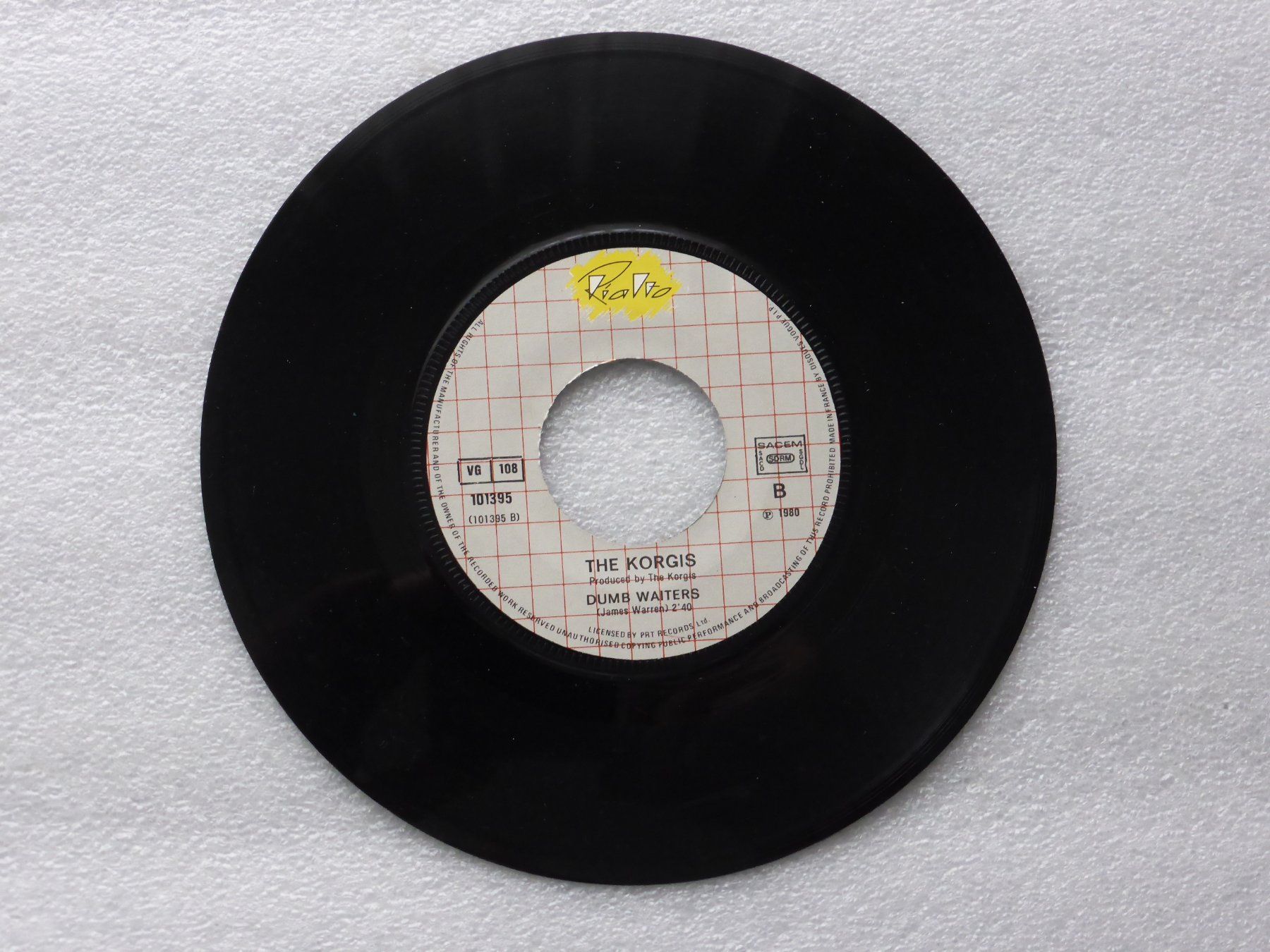 Dischi in vinile: Vinyl Single  THE KORGIS – Usato da Küssnacht am Rigi venduto da Mondkinder 2