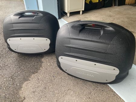 Zwei Krauser K4 Motorrad Koffer